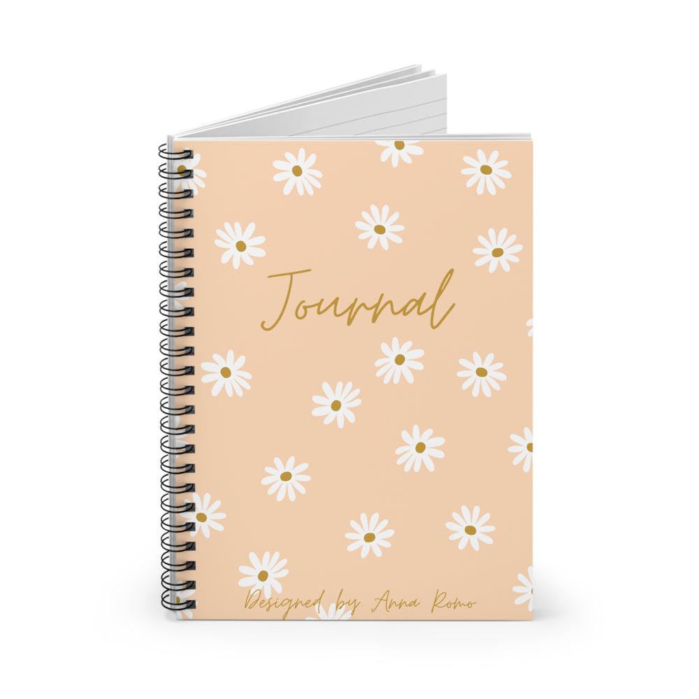 Daisy Notebook - Peach