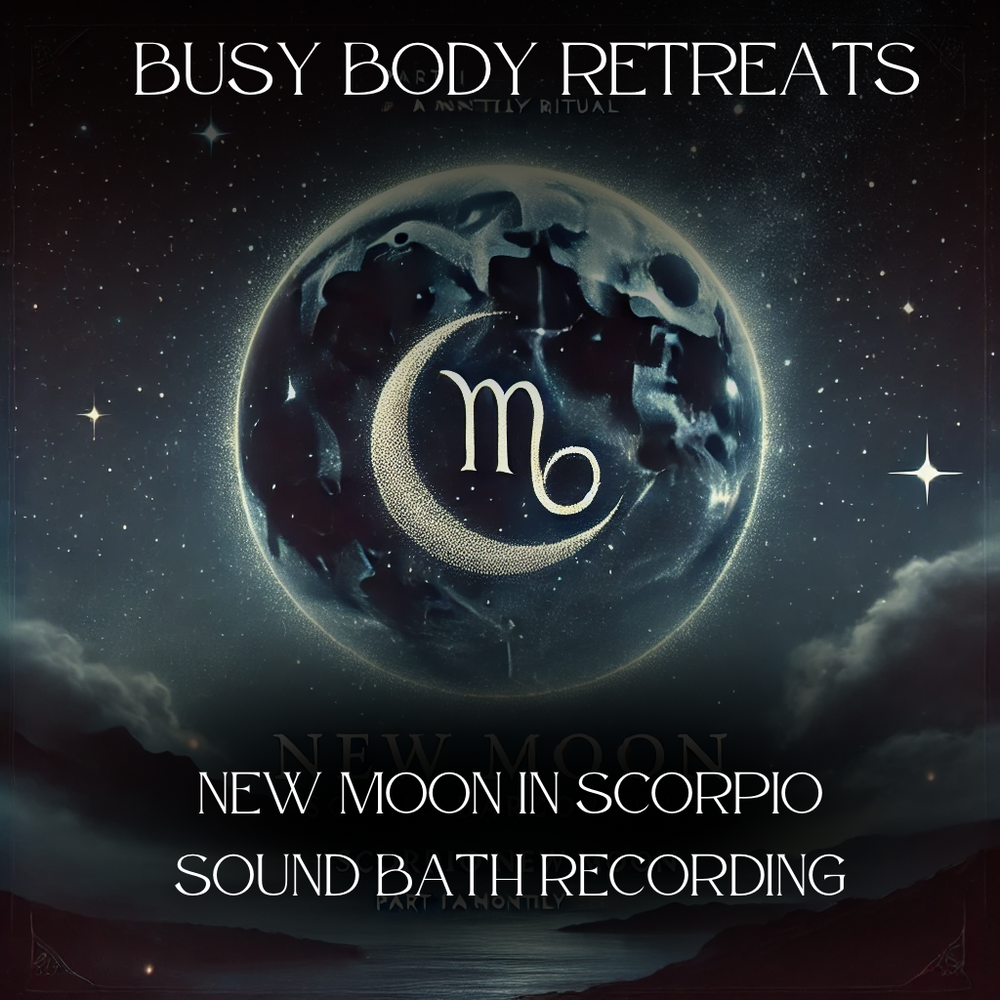 Live New Moon Sound Bath Recording: Embrace Transformation, Inner Power, and Life's Flow